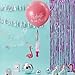 Hot Pink & White Party Balloons Decorations - 10 Pack