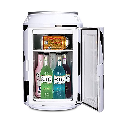 Acando Portable Electric Mini Fridge (11L/12 Can Black/White) Compact