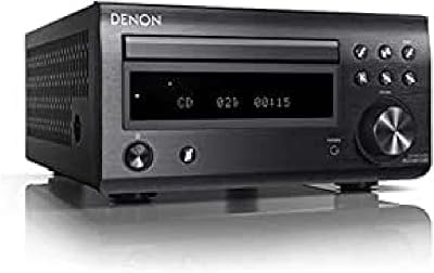 Denon RDCM41DAB HiFi Receiver with CD Player, Bluetooth, 2x30W, DAB+/FM