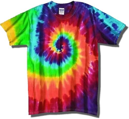 Tie Dye Mania Adult Classic Retro Swirl Tie-Dye Short Sleeve T-Shirt - XXXX-Large