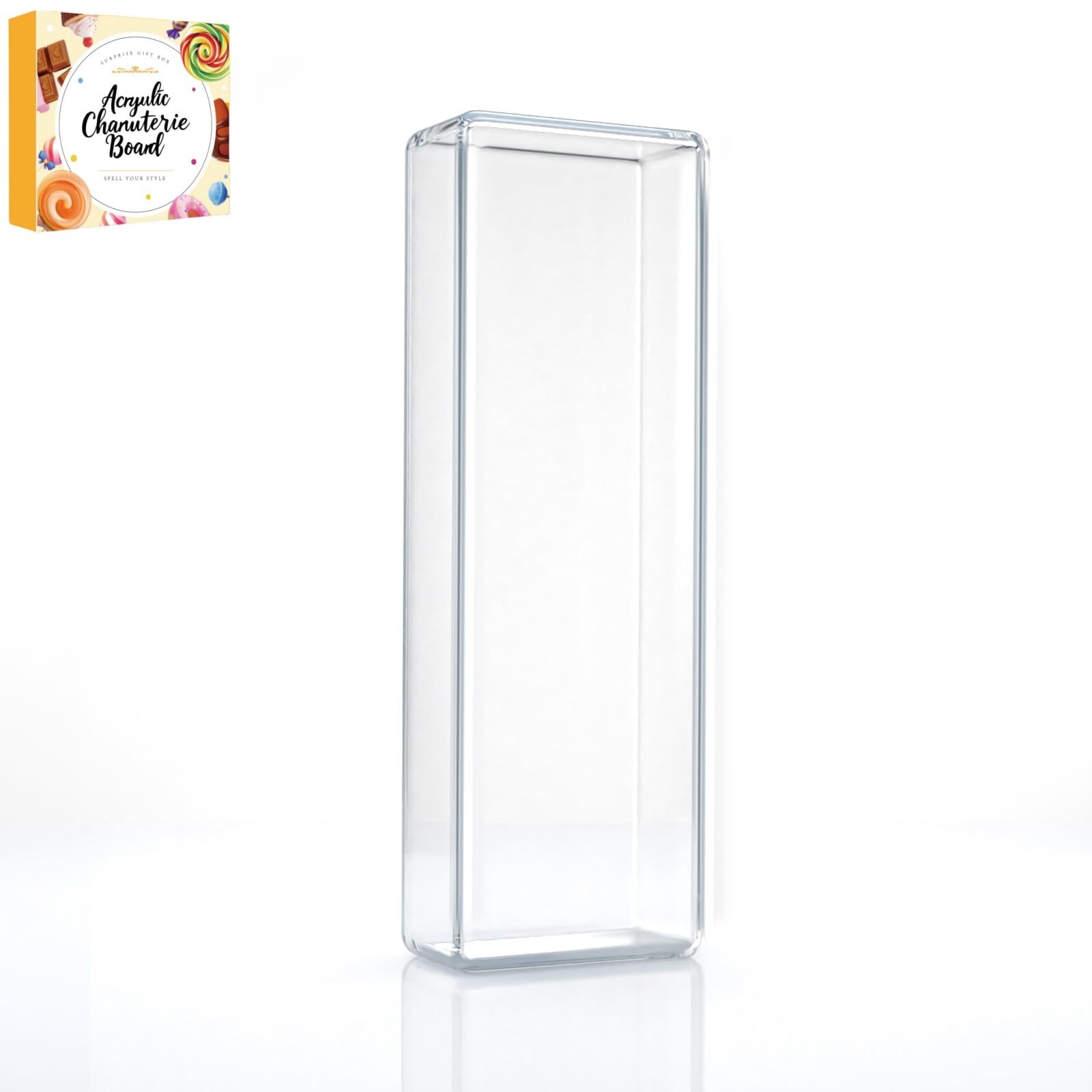 Photo 1 of 10" Acrylic Charcuterie Letters Fillable Tray, Reusable Alphabet Number Shaped Serving Plates for Charcuterie Board, Display Fruit, Candy, Cake, Party Decor, Birthday, Anniversary?I?