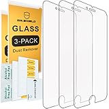 Mr.Shield [3-Pack] for iPhone 7 Plus/iPhone 8 Plus [Tempered Glass] Screen Protector [0.3mm Ultra Thin 9H Hardness 2.5D Round Edge] with Lifetime Replacement