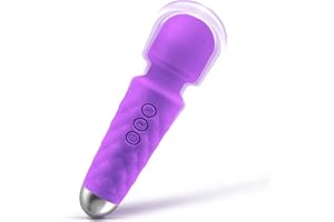 LUMIO Body Back Relaxation Massager - Mini - Travel - 9 Speeds 19 Modes - for Back - Foot - Arm Muscle Relaxation ((Purple))