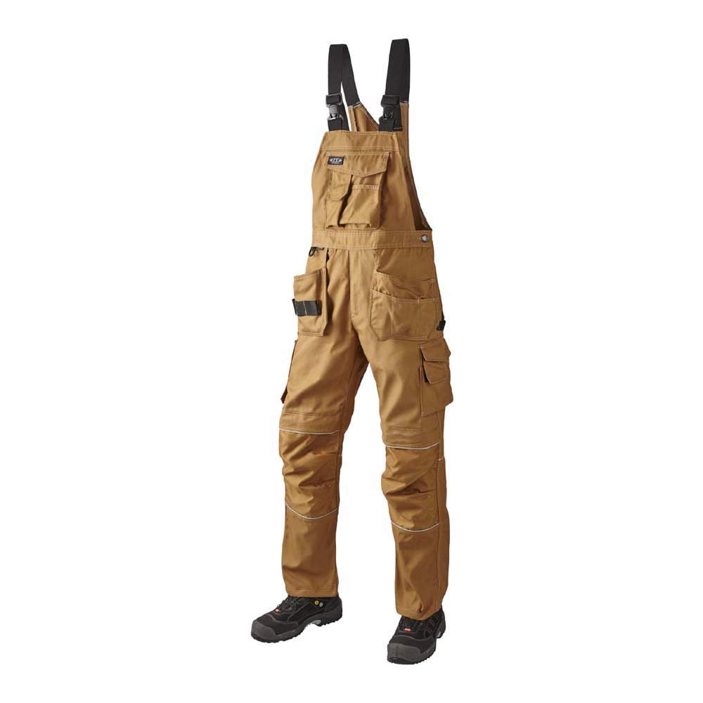 J.A.K. 150317B128 Series 1503 60% Cotton/40% Polyester Overalls for Women Camel 70 L (50/35) Size