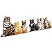 Cat Draft Block, Energy Efficient Decorative Door Draft Stopper, Double Sided, Keep Heat or Cool Air Indoors