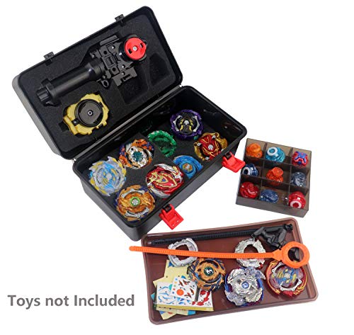 17Tek Battle Tops Case, Storage Carrying Box for Beyblade Burst Battling Games - Thumbnail 3