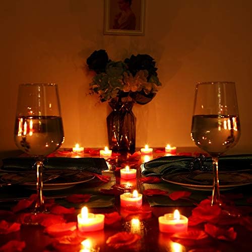 9 Paquets Bougies en Forme de Coeur Bougie d'Amour Romantique Bougies Chauffe-Plat avec 200 Pièces Pétales de Rose en Soie Pétales de Dispersion Filles pour Mariage Saint Valentin Centre de Table - Cuisine A Vivre 9 Paquets Bougies en Forme de Coeur Bougie d'Amour Romantique Bougies Chauffe-Plat avec 200 Pièces Pétales de Rose en Soie Pétales de Dispersion Filles pour Mariage Saint Valentin Centre de Table