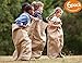 mcyiqihai Premium Burlap Potato Sack Race Bags 24