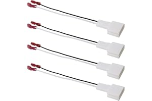 Fiegromech 4PCS Speaker Harness Adapter Compatible with Toyota Camry Corolla RAV4 Tundra Matrix Land Cruiser 4Runner,Car Door Speaker Wiring Harness Cable Replacement for Subaru Mitsubishi Scion