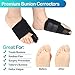 Bunion Corrector, 9 pcs Bunion Corrector and Bunion Relief, Bunion Night Splint with Super Soft Gel for Foot Pain Relief, Hallux Valgus Splint Aid Surgery Treatment Toe Separators Straighteners