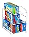 DecoBros Kitchen Wrap Organizer Rack, White (Large, 3-3/4" BOX)