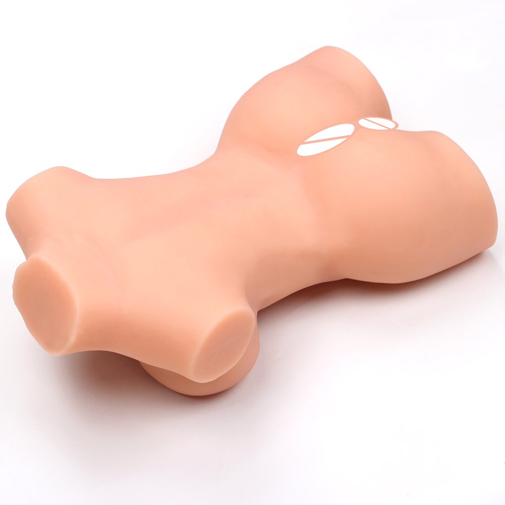 Sex Love Doll with Vagina and Anal – Miss. Sex 3D Realistic Male Love Doll Masturbator Breasts Butt Tight Vigrin Pussy Ass Silicone Adult Toys Soft Squeezable Silicone for Natural Suction