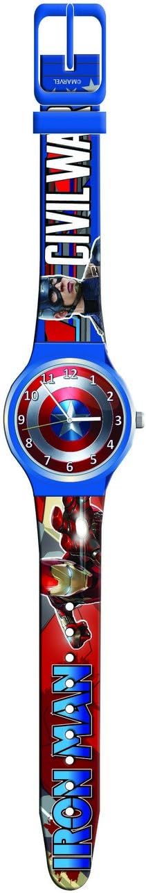 Diakakis 0500655 Licensed Avengers Boys Blue Plastic Watch 7 x 7 x 7 cm