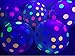 Blacklight Party Balloons - Clear Balloons with Polka Dots That Glow in The Dark Under Blacklight - 11 inch Clear Latex Balloons with Neon Flourescent Polka Dots, 25 Count