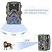 Distianert Trail Camera 16MP 1080P Wildlife Game Camera Low Glow lack Infrared with 0.6S Trigger Time 80 FT Detection Range 130°Range & 47 Pcs IR LEDs for Wildlife Monitoring