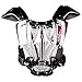 EVS Sports VEXBK-M VEX Chest Protector (Clear/Black, Medium) - VEX-CLR-M