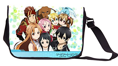 Siawasey Sword Art Online Anime Kirigaya Kirito Messenger Bag Backpack Shoulder Bag - Image 136