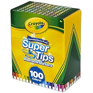 Comprar Rotuladores Súper Lavables 100pzs - Crayola - La Vuelta al Cole - Material Escolar - Envíos Baratos o Gratis