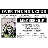 Over The Hill Fun Fake ID License