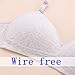 MANJIAMEI Women Teen Girls Thin Cotton Breathable Sports Bra Wire Free Push up Running A-Cup Bra Solid