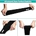 Aegend Sun Protection Cooling Arm Sleeves for Men Women, Black Elastic, X-Large