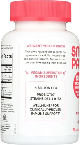 SMARTYPANTS KIDS PROBIOTIC COMPLETE, STRAWBERRY CRÈME, 45 COUNT
