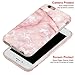 GOLINK iPhone 6/6S Girl Case IMD Printing Slim-Fit Ultra-Thin Anti-Scratch Shockproof Dust Proof Anti-Finger Print TPU Case for iPhone 6/6S (4.7 inch) - Pink Marble