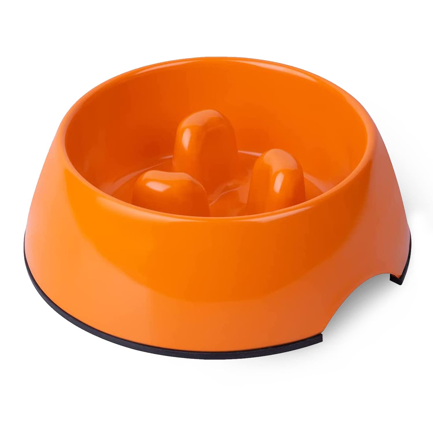 SuperDesign SUPER DESIGN Gobble-Stop Slow Feeder Dog Bowl Slow Eating Anti-Gulp BPA Free Melamine Bowl Fun Interactive Pet Bowl for Dogs Cats Puppies — image 1