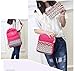 Abshoo Canvas Dot Backpack Cute Lightweight Teen Girls Backpacks School Shoulder Bags (Grey)