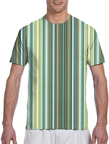 黒縞の緑のticking 211ファッションメンズラウンドネックデザイン半袖スリムフィットカジュアルtシャツ 激安卸販売新品
