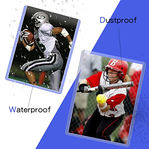 120 Pack 3x4 Inch Top Loaders for Cards, Card Protectors Hard Plastic