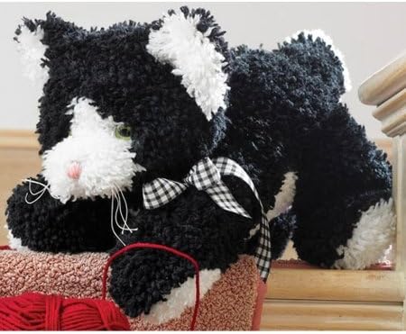 Huggables Kitty Stuffed Toy Latch Hook Kit-12 Long