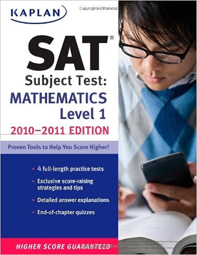 Sat subject test mathematics level 2 2010 2011