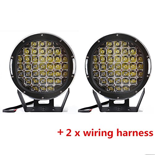 Lumitek 185w Round Led Light Bar Offroad Lights
