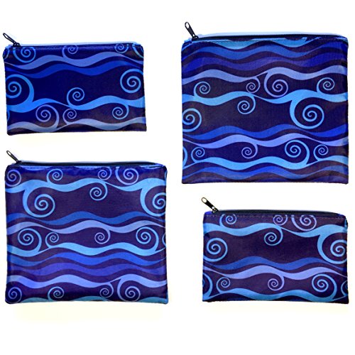 Sandwich & Snack Bags Set of 4 Resealable, Reusable and Eco