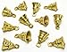 AzKrafts Vintage Style Indian Brass Elephant Cow Camel Bells Lot of 12 Pcs 1.6