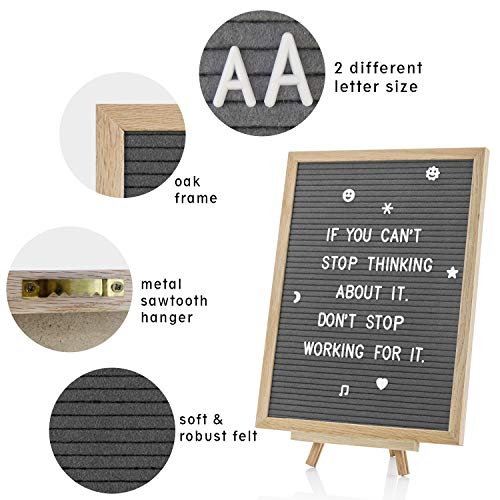 COSFLY Felt Letter Board with Letters 12 x 16 inches, Changeable