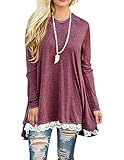 Jiu1ai Womens Loose Fit Casual Shirts Short Sleeve Flowy Tunic Top for Leggings