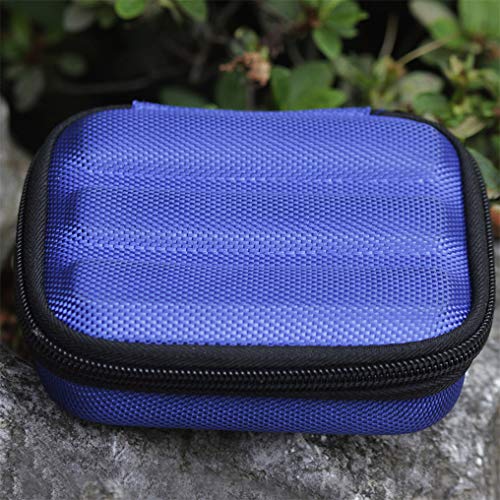 Yunzee Rain-Proof Quakeproof and Waterproof Harmonica Case Suit for 10 Hole Harmonica Instruments Accessories,Blue,Oxford+polyfoam
