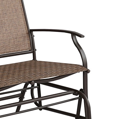 image for PATIO TREE Patio Swing Glider Bench for 2 Person All Weatherproof Rock