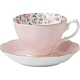 Royal Albert Rose Confetti Teacup &amp; Saucer Set