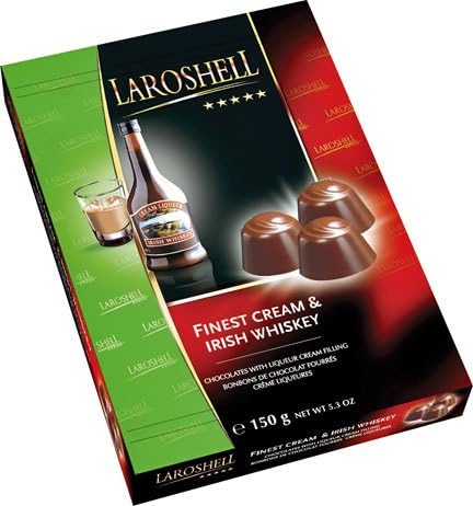 LaRoshell Finest Cream &amp; Irish Whiskey Filled Chocolate