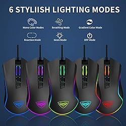 CP3 Gaming Mouse Wired 5000 DPI Adjustable PC