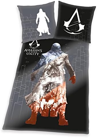 Assassin's Creed Unity Single/US Twin Duvet Cover and Pillowcase Set