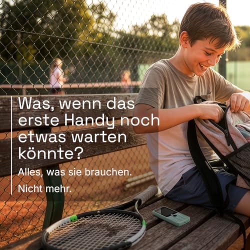 WILD COOL - Einfaches Handy für Digitalpause/Einstieg, Mint