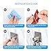 Glam Hobby 4-Pack Coat/Robe/Towel Hook 3M Self Adhesive SUS 304 Stainless Steel Brushed Finish Bathroom Kitchen Organizer
