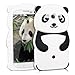 kwmobile Panda Black/White Silicone Case Compatible with Samsung Galaxy S3 / S3 Neo - Soft Silicone Gel Protective Cover with Cute Design