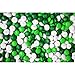 m&m Green, Dark Green & White Milk Chocolate Candy 1 Pound Resealable Pouch Bag