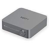 WiiM Amp Streaming Amplifier for Passive Speakers with HDMI ARC, Space Gray | Upgrade Your Passive Speakers with Hi-Fi streaming, HDMI ARC TV Audio, RoomFit &amp; Smart Control in One Compact Amplifier