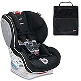 Britax Advocate ClickTight Convertible Car Seat w Kick Mats, 2-Count, Black (Circa)